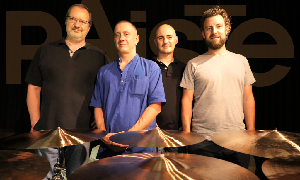 Paiste Sound Development Team - left to right: Erik Paiste, Kaspar Rast, Stefan Odermatt, Arno Troxler (Bild: ©Paiste)