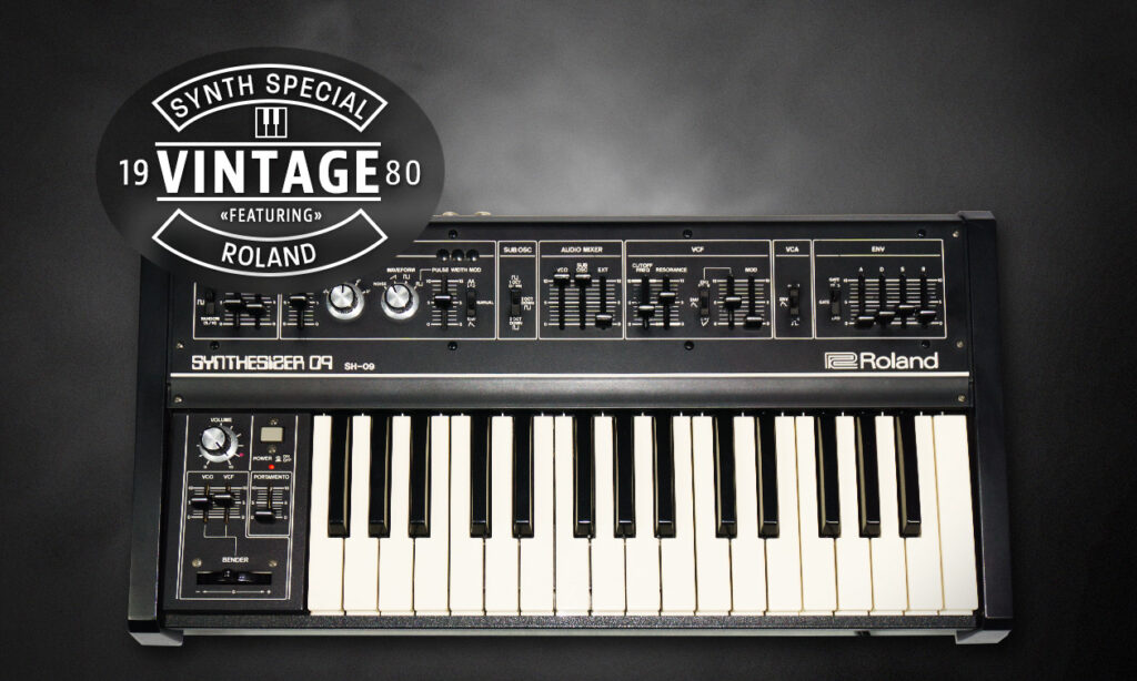 Roland SH-09 Vintage Synth. (Quelle: Ralf Schluenzen)