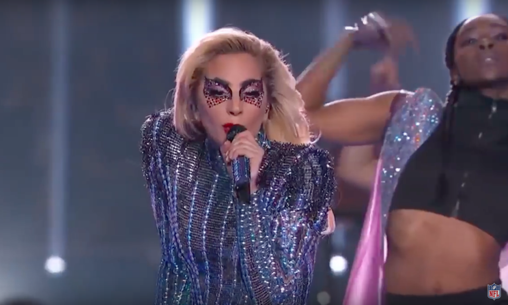 (Bild: © Lady Gaga, Foto von Youtube Superbowl Aufzeichnung)