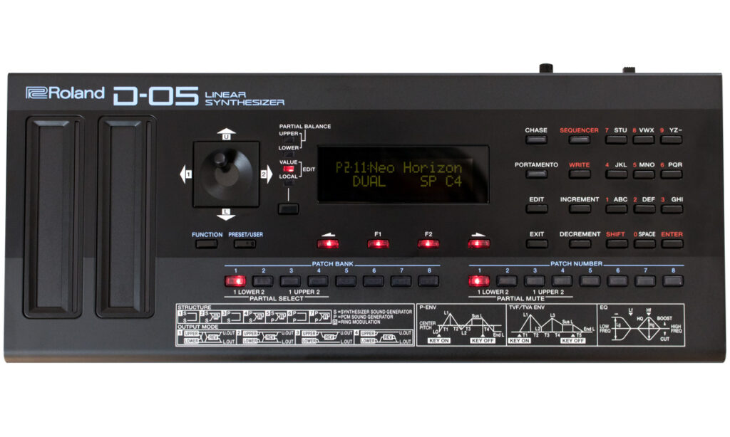 Der Roland D-05 kann das Soundformat des ursprünglichen D-50 lesen und somit dessen Sounds verwenden. (Foto: Bonedo)