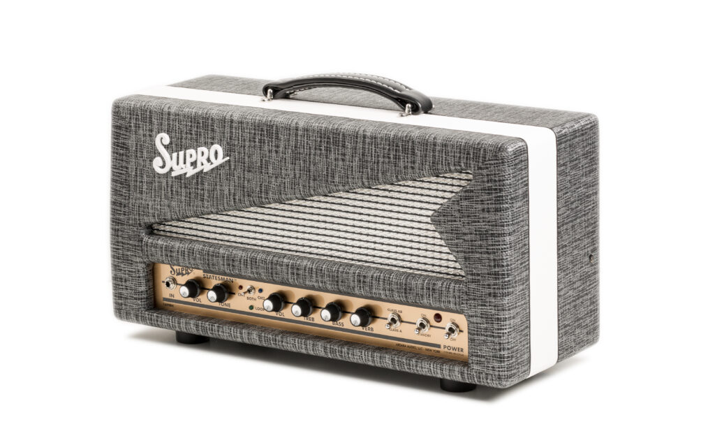 Der Supro 1699RH Statesman Head orientiert sich am Soundideal der 60er, aber mit modernem elektronischem Background.