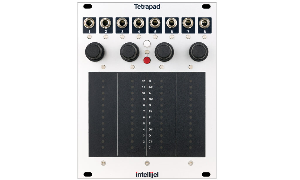 Intellijel Tetrapad Multi-Dimensional Performance Touch Controller. (Foto: Intellijel)