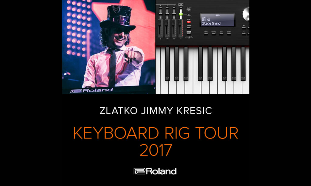 Roland auf Keyboard Rig Tour 2017. (Foto: Roland)