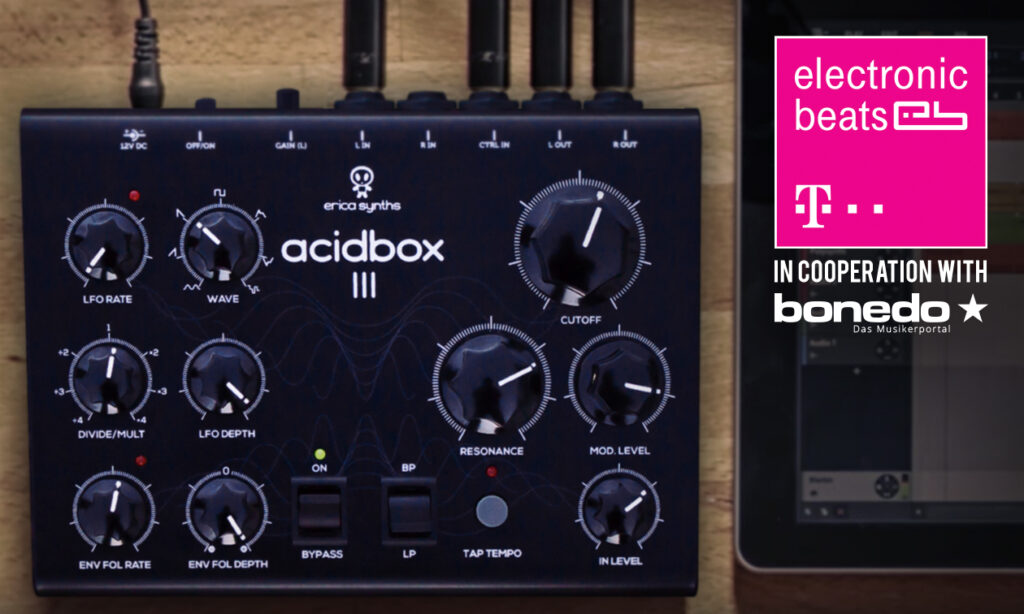 Erica Synths Acidbox III . Unser Test in Kooperation mit Telekom Electronic Beats. (Foto: Bonedo)