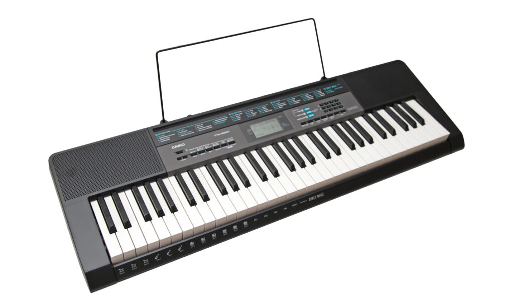 Das CTK-2500 bietet einen günstigen Einstieg in die Welt der Casio Keyboards.