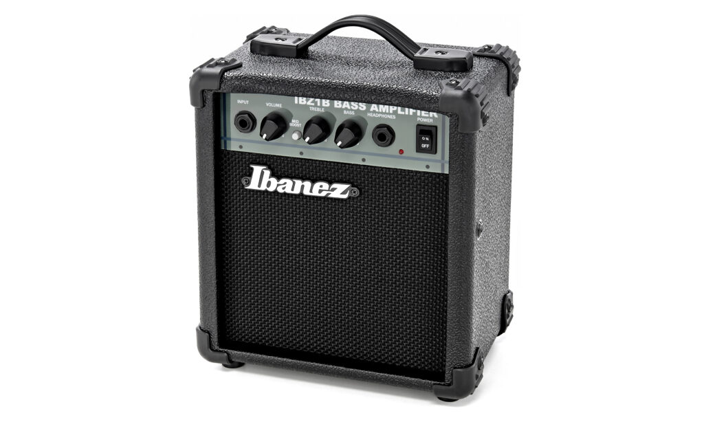 Der IBZ1B Bass Amplifier ist kaum größer als ein Taschenbuch, kann aber keinen brauchbaren Bass-Sound liefern.