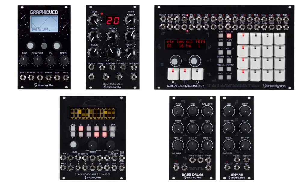 Erica Synths zeigen auf der NAMM Show 2018 neue Eurorack-Module. (Bilder: zur Verfügung gestellt von Erica Synths)