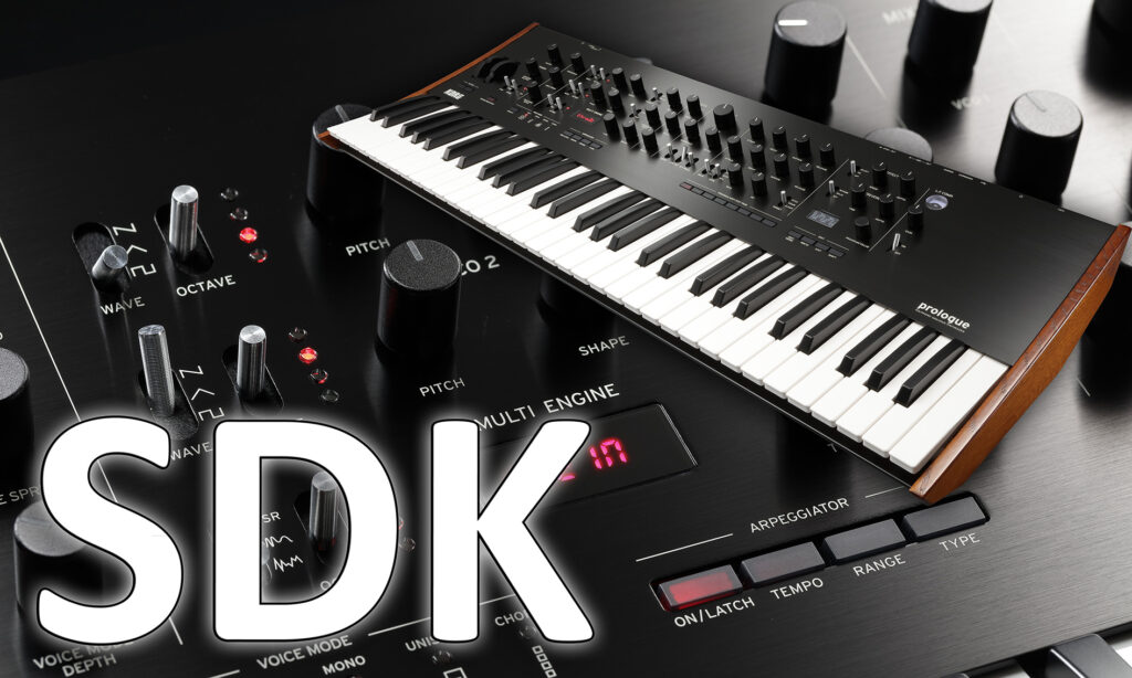 Korg Prologue SDK. (Bild: zur Verfügung gestellt Korg)