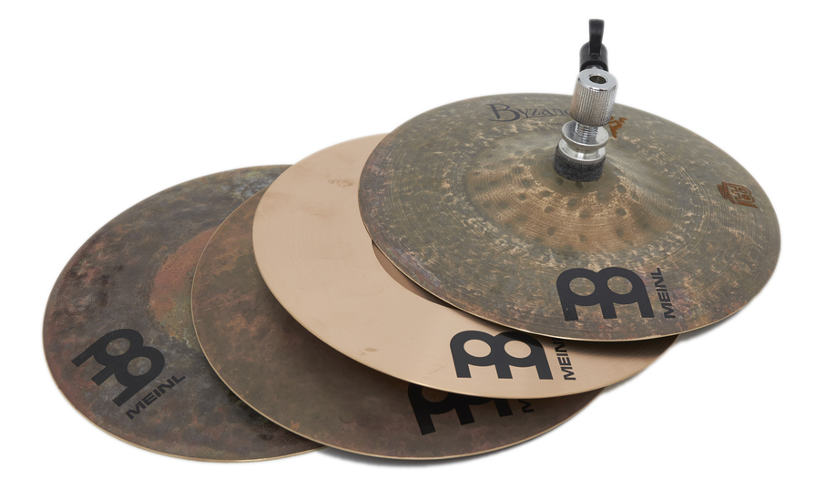 Die 8“ Meinl Artist Concept Benny Greb Crasher Hats bestehen aus vier Becken.