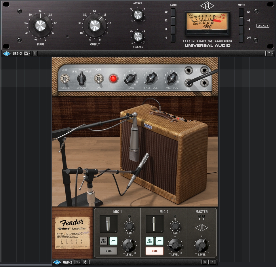 Sound-Setting mit UAD-2 PlugIns