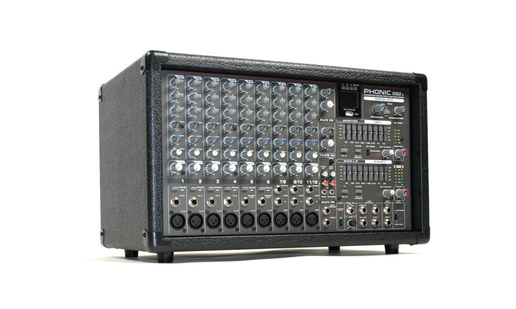 Powermixer mit Effektgerät und Mediaplayer: Phonic Powerpod 1062R