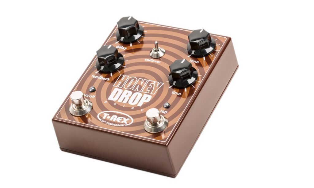 Das Honey Drop Delay liefert Standard-Delay-Sounds mit einem klaren Analogdelay-Charakter.