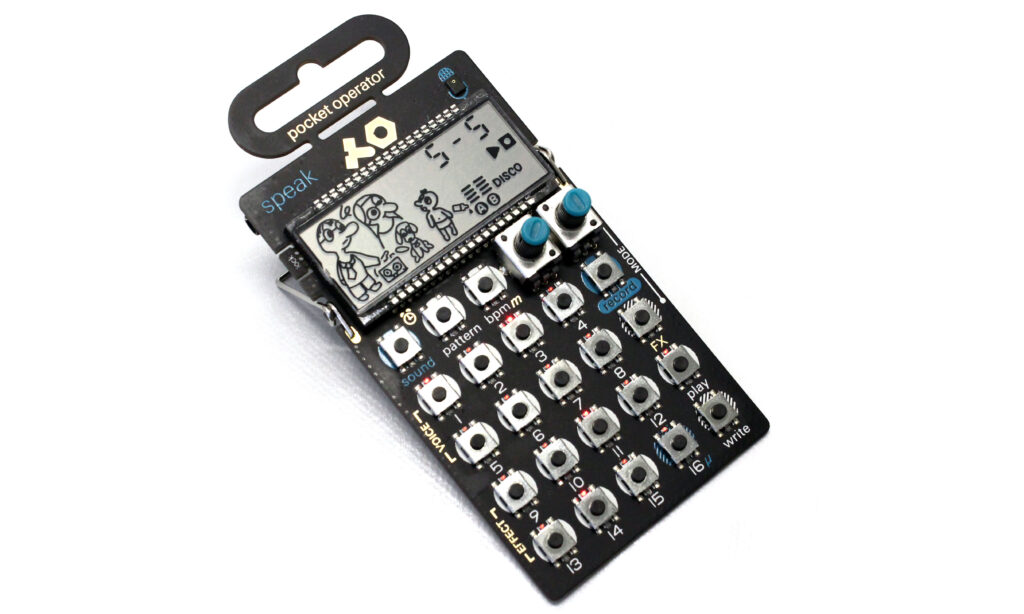 Teenage Engineering PO-35 speak Test. (Foto: Numinos)