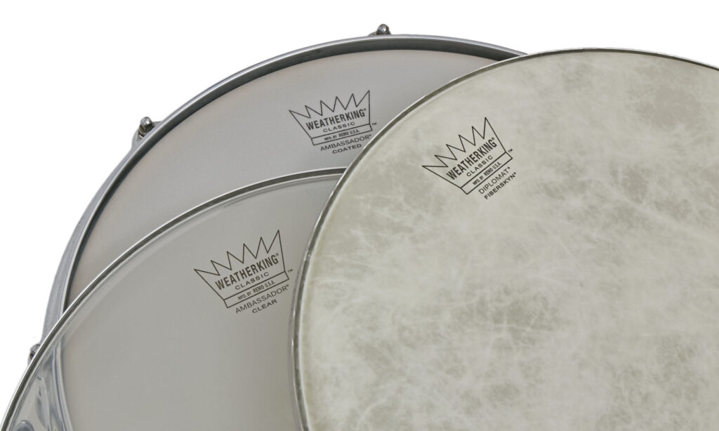 Den bekannten Remo Sound können die Classic Fit Modelle auch für Vintage Drums mit leichten Rundungstoleranzen liefern.