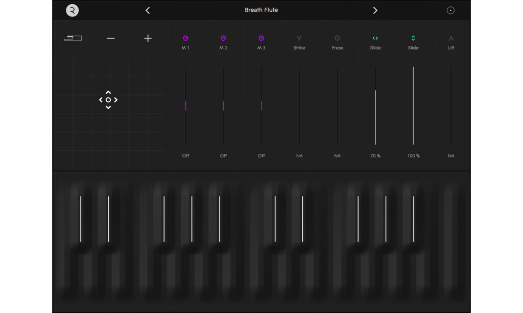 Seaboard 5D ist eine reine Player-App, die leider nicht mit Noise kompatibel ist. (Foto: Numinos)