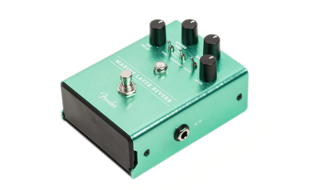 Das Fender Marine Layer Reverb Pedal liefert sehr gute und flexible Hallsounds.