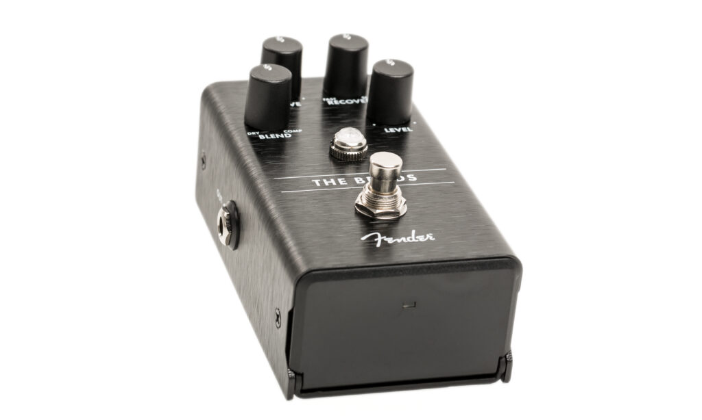 Das Fender The Bends Compressor Pedal hinterlässt sowohl klanglich als auch verarbeitungsmäßig einen sehr guten Eindruck.