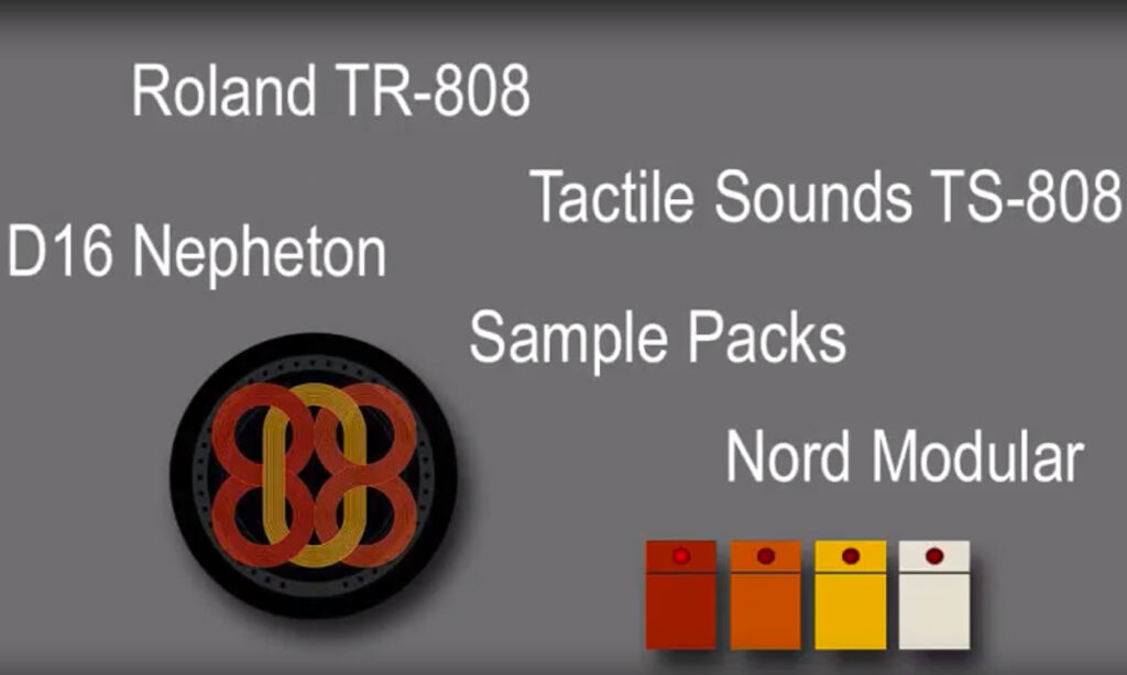 Roland TR-808 Sounds mit Clavia Nord Modular. (Foto: YouTube)