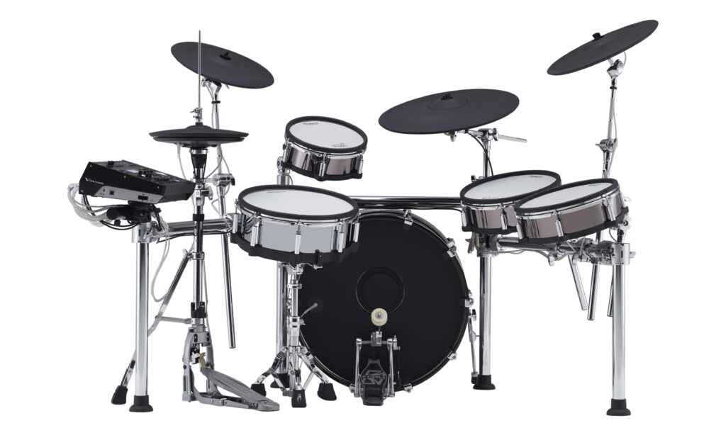 Das Roland TD-50KVX Kit enthält die neue Bassdrum KD-220. (Bild: zur Verfügung gestellt von Roland)