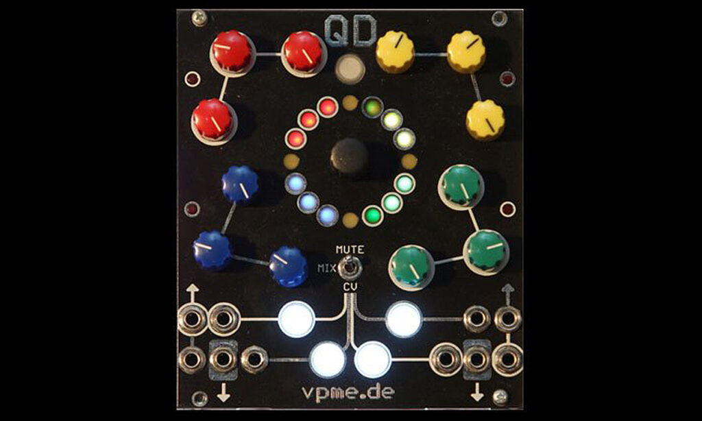 vpme.de QD – Quad Drum Voice Eurorack Modul (Foto: vpme.de)