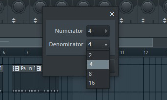 Unterschiedliche Taktarten innerhalb eines Projektes mit „Time Signatures“.