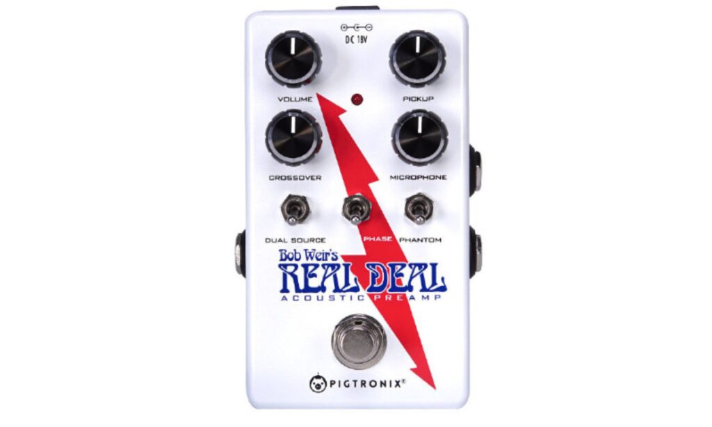 Bob Weir’s Real Deal acoustic preamp by Pigtronix