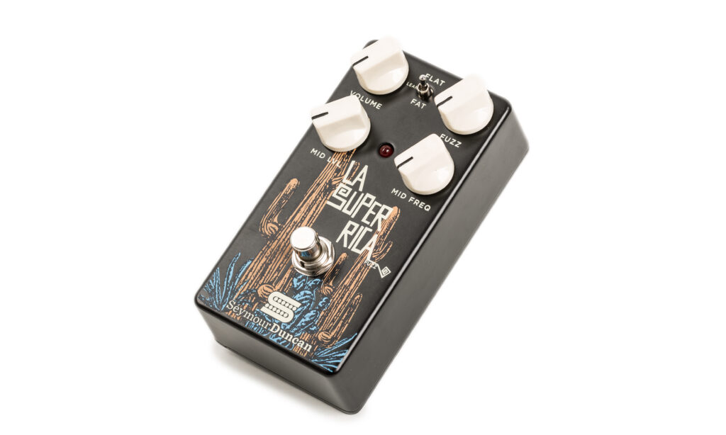 Das Seymour Duncan La Super Rica ist ein vielseitiges Fuzz-Pedal mit schlanker Zerrstruktur dank Voicing-Schaltung.