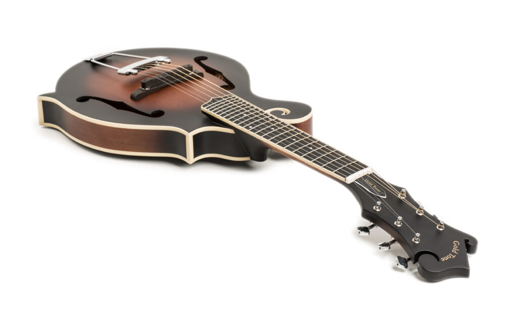 Ohne viel Umstellung können Gitarristen einen mandolinenartigen Sound mit der Gold Tone F-6 erzeugen.