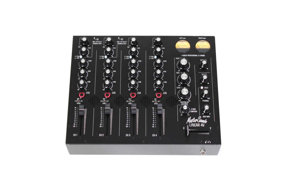 Analoger DJ-Mixer mit Röhrenverstärkung: MasterSounds Linear 4V