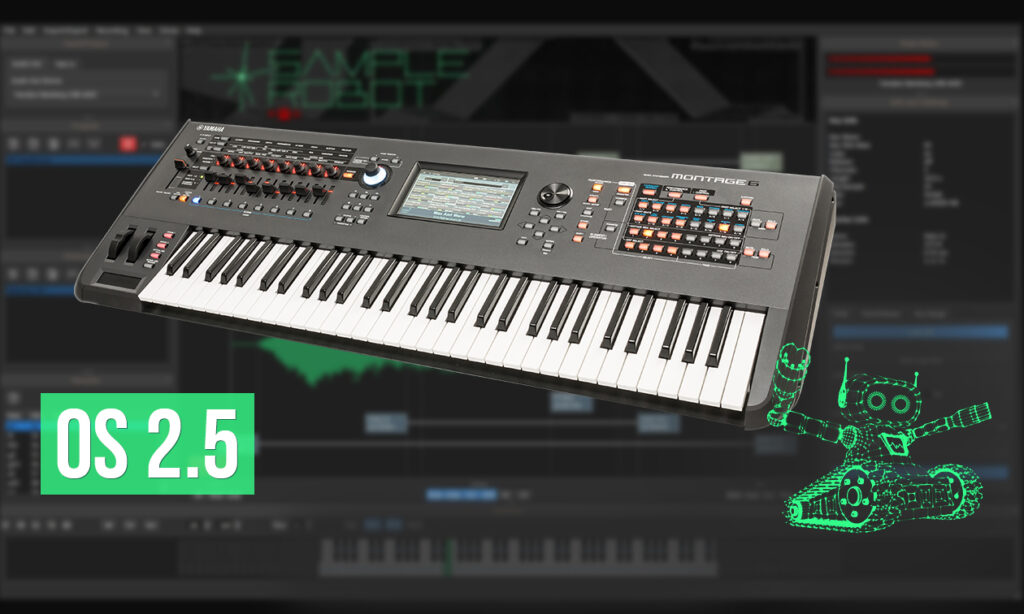 Viele sinnvolle Features erweitern in OS 2.5 das Funktionsspektrum des Yamaha Montage Synthesizers. Mit dem kostenlosen 'SampleRobot Montage' erhält der User ein fantastisches Tool, um neue Klänge schnell generieren zu können.