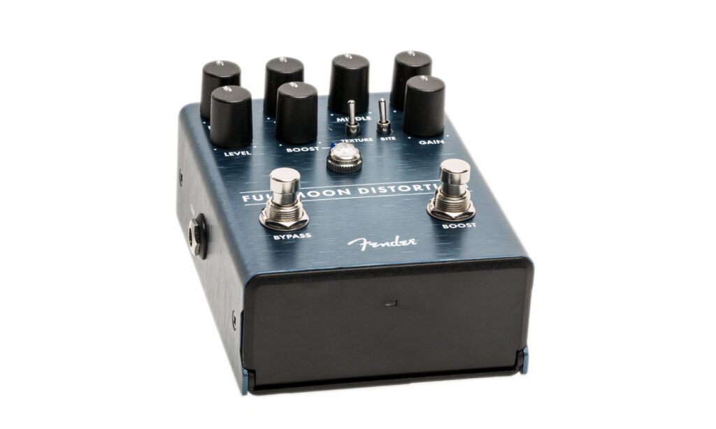 Das Fender Full Moon Distortion Pedal deckt eine breite Range von Classic Rock über Metal bis zu modernen Rocksounds ab.