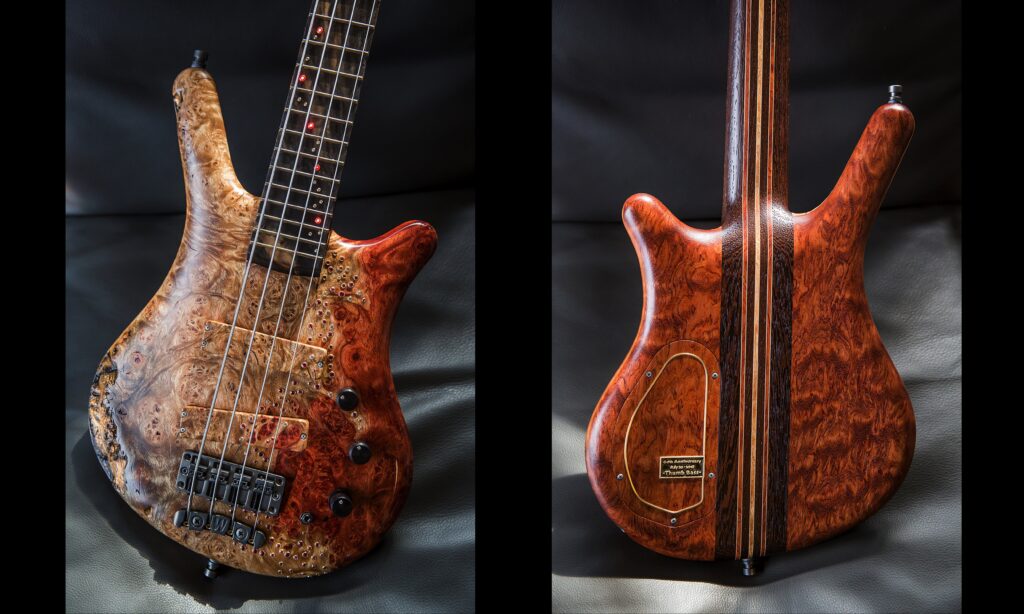 Warwick Anniversary Thumb Bass Korpus vorne und hinten