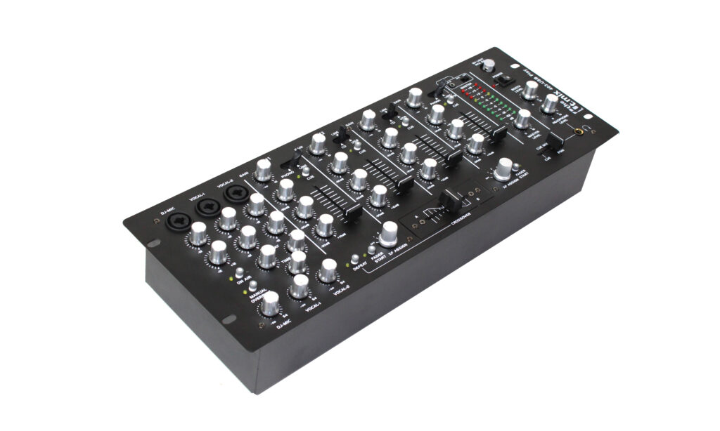 the t.mix 403-USB-Play: Vierkanal-DJ-Mixer mit USB-Schnittstellen