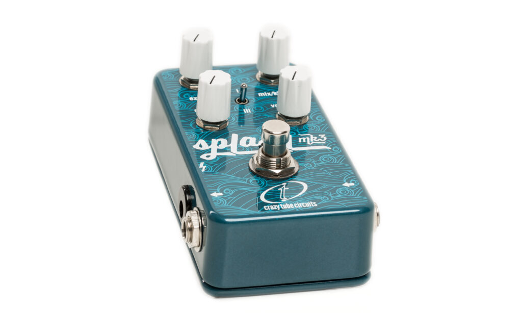 Das Splash Mk3 Reverb-Pedal liefert einen hochwertigen und vielseitigen Hallsound, der durch die drei Algorithmen einen großen Bereich abdeckt.