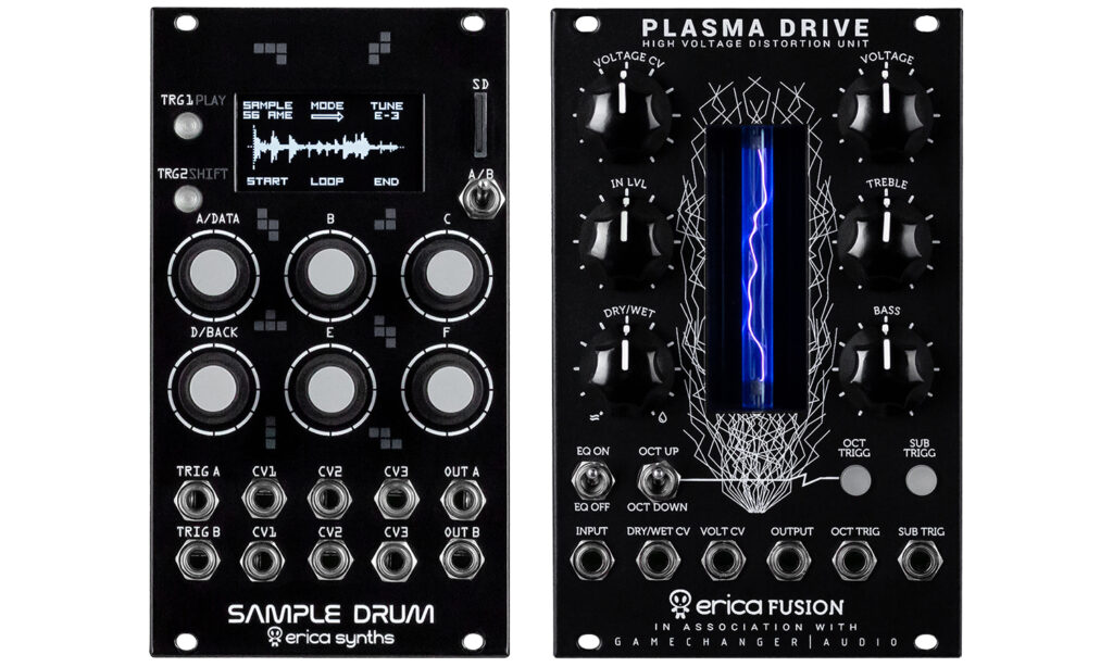 Erica Synths Sample Drum & Plasma Drive (Bild zur Verfügung gestellt von Erica Synths))