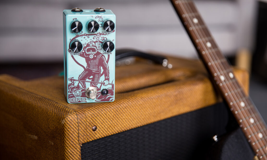 Das Walrus Audio Deep Six V3 Kompressor-Pedal überzeugt durch klangliche Flexibilität und punktet mit einem zusätzlichen Tone-Regler.