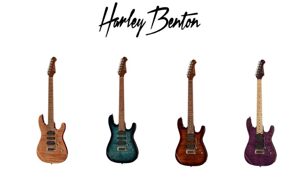 Harley Benton Fusion-II HH und Harley Benton Fusion-II HSH jetzt mit Riegelahorndecken, roasted Necks und neuen Farben.