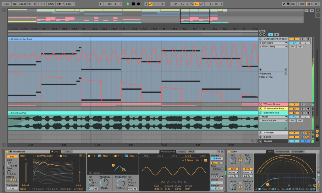 Smoothe Automationen sind nun auch ohne ADHS-Tunnel möglich. Danke Ableton!