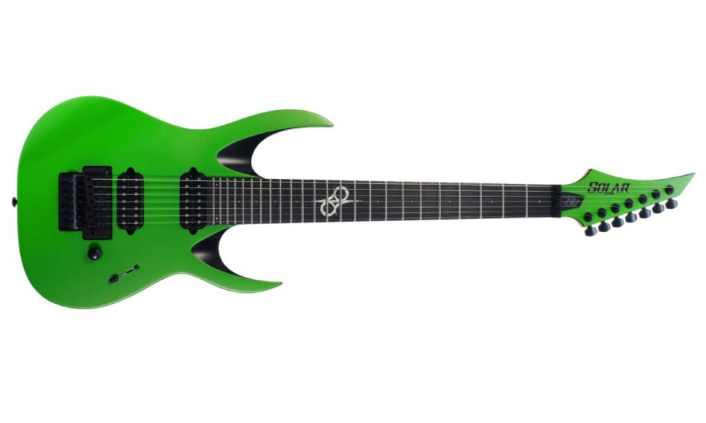 Solar Guitars A1.7DVV Slime Green