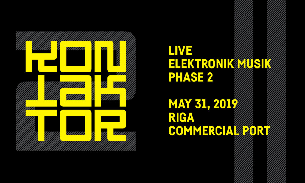 KONTAKTOR 2019, Livemusik-Festival für elektronische Musik in Riga (Lettland). (Foto: Erica Synths)