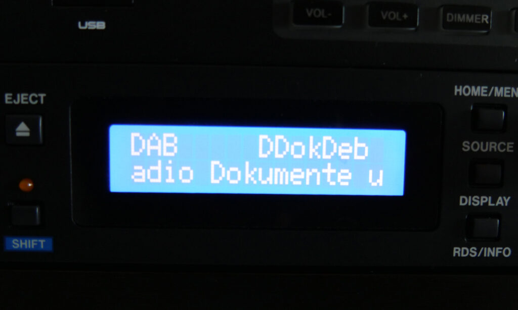 TASCAM CD-400U DAB: DAB+ und FM-Radio