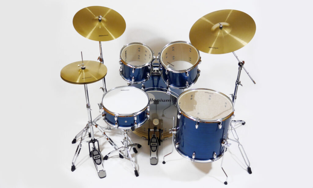 Schön anzusehen, aber an der Qualitätskontrolle hapert's noch: das Millenium MX422 Standard Drumset.