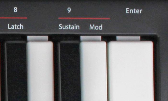 Ob man Sustain oder Modulation mit dem S-Button steuern möchte, wird mit B2 oder A#2 festgelegt.