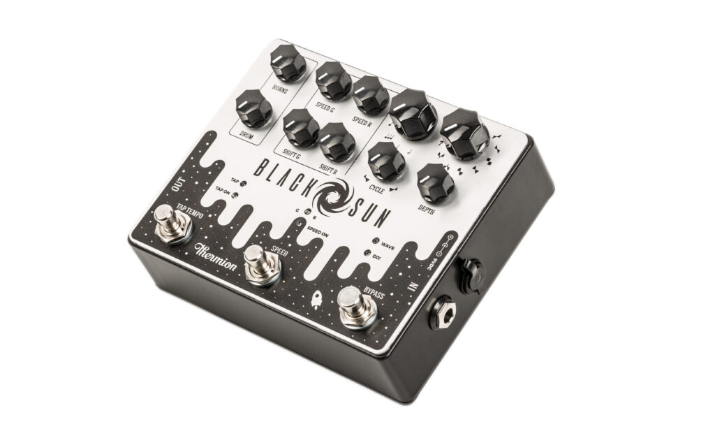 Das Thermion Black Sun zeigt sich als flexibles Rotophaser-Pedal mit überzeugenden Rotary-Sounds und vielen Eingriffsmöglichkeiten.