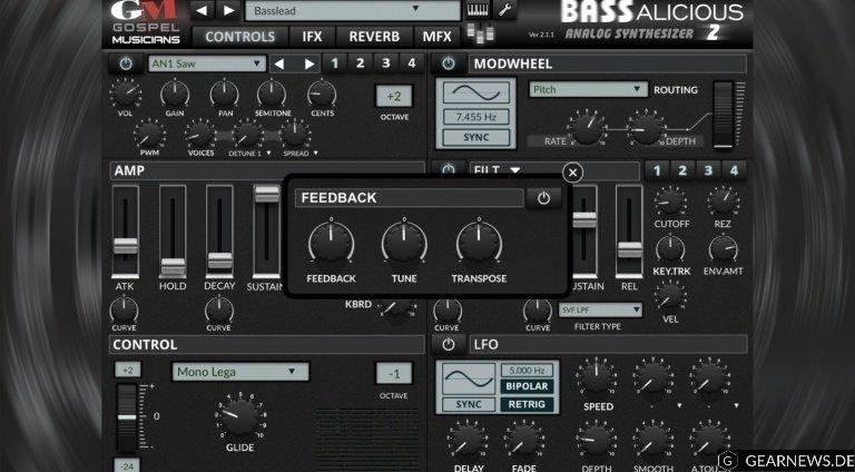 Gospel Musicians veröffentlicht Bass Synthesizer BASSalicious 2 für iOS