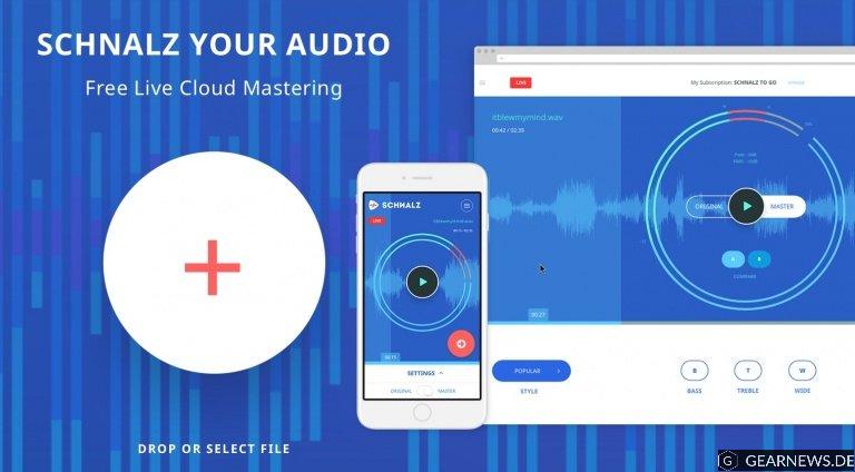 Schnalz Your Audio – kostenloses Online Mastering für jedermann