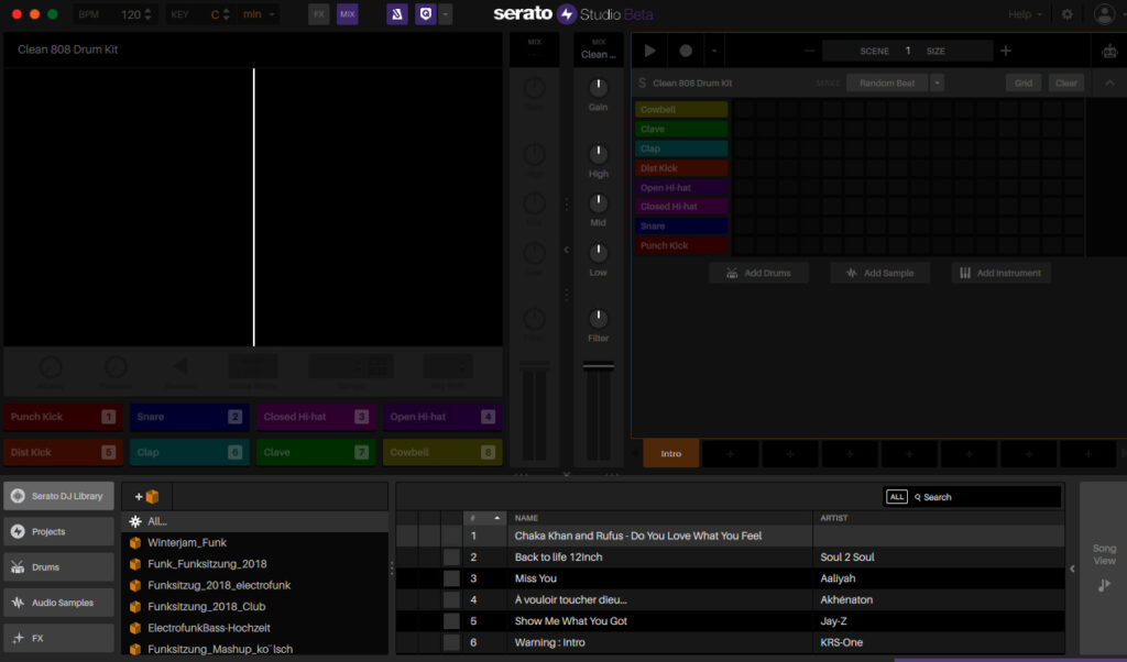 Serato Studio: Man hat Zugriff auf seine gesamte Serato DJ Musik-Library!