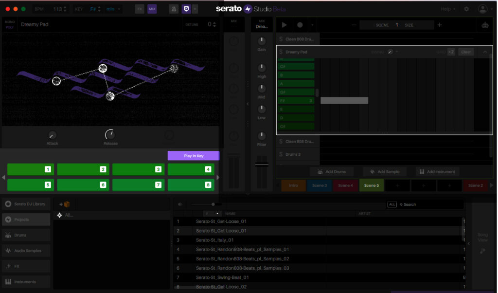 Serato Studio: Der „Play in Key“ erleichtert Musiktheorie-Laien enorm die Arbeit