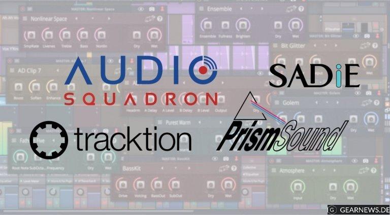 Audio Squadron – Tracktion kündigt Zusammenarbeit mit Prism Sound und Sadie an