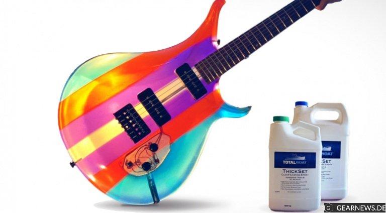 Burls Art Epoxy Resin Guitar